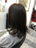 ガジロウ 美容室 蛾次郎&nbsp;外ハネ　ミディアムスタイル♪