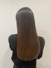 【 潤艶ストレート 】カット+縮毛矯正+クイックトリートメント ¥19800