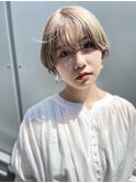 「NUDE」#10代20代30代束感ショートボブショートフェザーバング