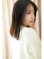 モッズヘア 越谷(mod's hair) シースルーバング前下がり内巻きワンカールZ越谷20代30代40代