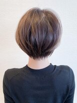 人気丸みショート