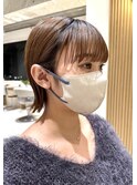 オシャレ感◎ぷつんとシルエット◎外ハネ◎【ボブ】