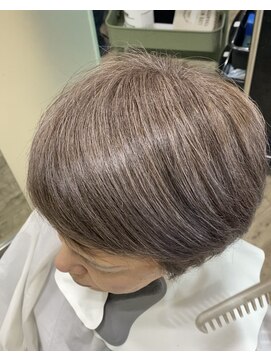 スパ ヘアーデザイン(SPA hair design) SPA式・脱白髪染め　グレージュ