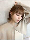 ボブ/ショートボブ/前髪×ブリーチなし韓国ヘア[新宿]