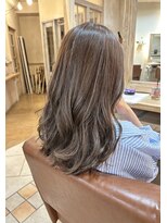 エイミーバイアフロート(amie by afloat) 透け感ハイライト×アッシュベージュ