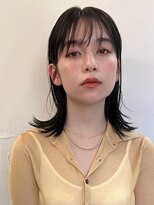 ハニーシブヤ(HONEY shibuya) 大人可愛い20代30代40代耳かけレイヤー×ダークアッシュ