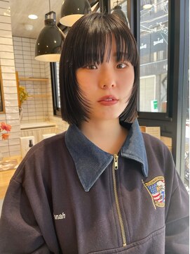 パーク(PAAQ) 【haru】地毛風カラー×顔まわりカット