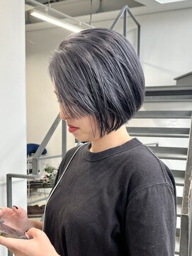 ヘアー アイス 御器所本店(HAIR ICI) 透明感カラー★韓国風ブルーブラック・アッシュパープルカラー