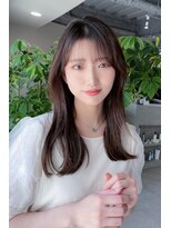 ヘアーズ ベリー 大和田店(hairs BERRY)&nbsp;BERRY/アッシュブラック/美髪/ミディアム/オーガニック