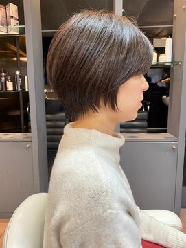 アフロディーテ 銀座(APHRODITE GINZA) 黒髪/グレーベージュ/レイヤーロング/前髪パーマ/銀座