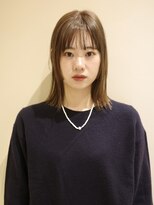 ネロ ヘアサロン ネイビー 渋谷(NERO HAIRSALON NAVY) 【赤津美奈】ミディアム×透明感ベージュ