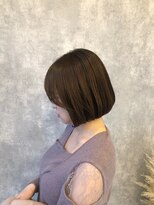 ヘアアンドメイク ムーア(Muuua) アゴ下内巻きボブ