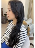 トリートメントでダメージケアロングスタイル