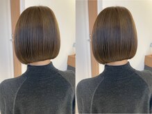 女性らしいボブスタイルも、やっぱり【髪質】が大切です▲