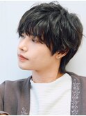 ビジネス 爽やか ニュアンスパーマ　ニュアンスデザイン 好感度