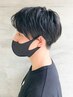 【シェービング+眉カット+ダウンパーマ+SP美容パック付】メンズコース 7400円