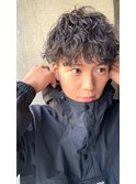 波巻きスパイラルパーマメンズパーマメンズマッシュメンズ高松