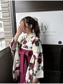 袴着付け+ヘアセット