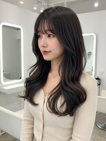 グルグル 下総中山店(GULGUL)&nbsp;下総中山/ミディアム/顔周り/レイヤーカット/ブリーチなしカラー