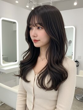 グルグル 下総中山店(GULGUL) 下総中山/ミディアム/顔周り/レイヤーカット/ブリーチなしカラー