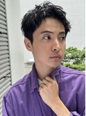 フェザーパーマメンズパーマサイドバックメンズショートカット