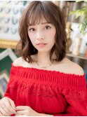 大人可愛いくせ毛風ウェーブ巻きくびれヘアh4大宮20代30代40代