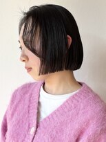 モリオフロムロンドン 松戸店(Morio from London)&nbsp;【モリオ松戸　石山】黒髪ナチュラルミニボブフェイスレイヤー