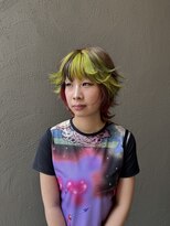 レックスヘアーインターナショナル(ReX HAIR INTERNATIONAL) 【中野倫大朗】デザインカラー×ショートウルフ