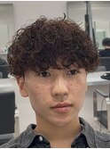 ブラウンプードルパーマ京都四条河原町