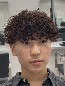 ササ 京都河原町店(33 SASA) ブラウンプードルパーマ京都四条河原町