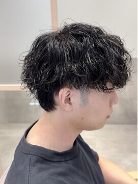 リ メイロ(Re.Meiro) 波巻きスパイラルマッシュ【メンズ/パーマ/眉毛/沖縄市/美里】