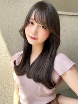 ロンドルピナス 小倉(Lond Lupinus)&nbsp;黒髪カタログ/オリーブグレー/ココアベージュ/小顔に見せるヘア