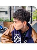Men'sカット/学割U24カットカラー/眉毛/ニュアンスパーマ/新越谷