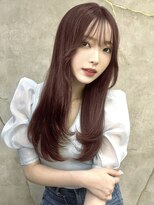 ロンドガーネット 池袋(Lond garnet)&nbsp;オリーブグレー/レイヤーカット/黒髪/マロンベージュ/池袋