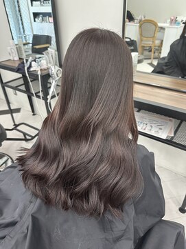 Rina ブリーチなし透明感ピンクブラウン