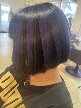 オッジ ヘアー 深谷店(Oggi Hair) アンブレラ × ブルーパープル 12月