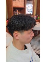 アンドザバダス(&THE BADASS)&nbsp;メンズカット×アイロンパーマ