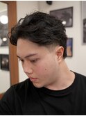 センター分け