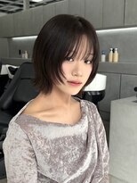 ヴェイン 渋谷(vain)&nbsp;外ハネボブ切りっぱなしボブ顔まわりレイヤー