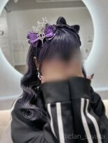 ヘアセット クラン ルシェ 心斎橋玉屋町店(hair set Clan luce)&nbsp;編みカチュ×立体リボン/心斎橋ヘアセット