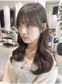 大人韓国風モテ髪コテ巻きくびれレイヤーカット