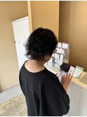 ショートウルフ/ニュアンスパーマ