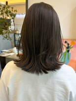 ヘアーアイスカルテット(HAIR ICI QUARTET)&nbsp;ブリーチなしカラー◎グレージュ夏カラーミディアムレイヤー