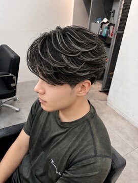 メンズフィール 東梅田店(MENS FEEL) フェザーパーマ/ハイライト/ニュアンスパーマ/シャドウパーマ