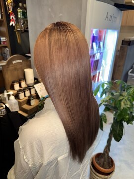 アトリエナガノツー 千葉富士見店(atelier nagano 2) ネオメテオトリートメント×ピンクベージュ【千葉/千葉中央】