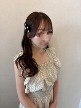 ルウ いわき泉店(Ruu)&nbsp;モテ前髪＋ケアカラー