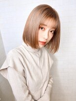 アルマモモ(Alma momo)&nbsp;ダークパープル/ナチュラルショート/ミルクブラウン/夏/伏見桃山