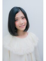 ヘナ ファクトリー 十条店 自然体が可愛い☆黒髪ナチュラルボブ