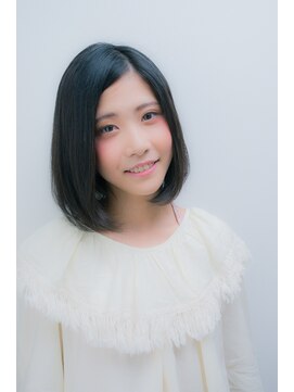 ヘナ ファクトリー 十条店 自然体が可愛い☆黒髪ナチュラルボブ