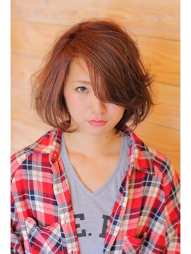 ヘアーズシェード(HAIR'SSHADE) ラフさと甘さが可愛い☆小顔ボブ